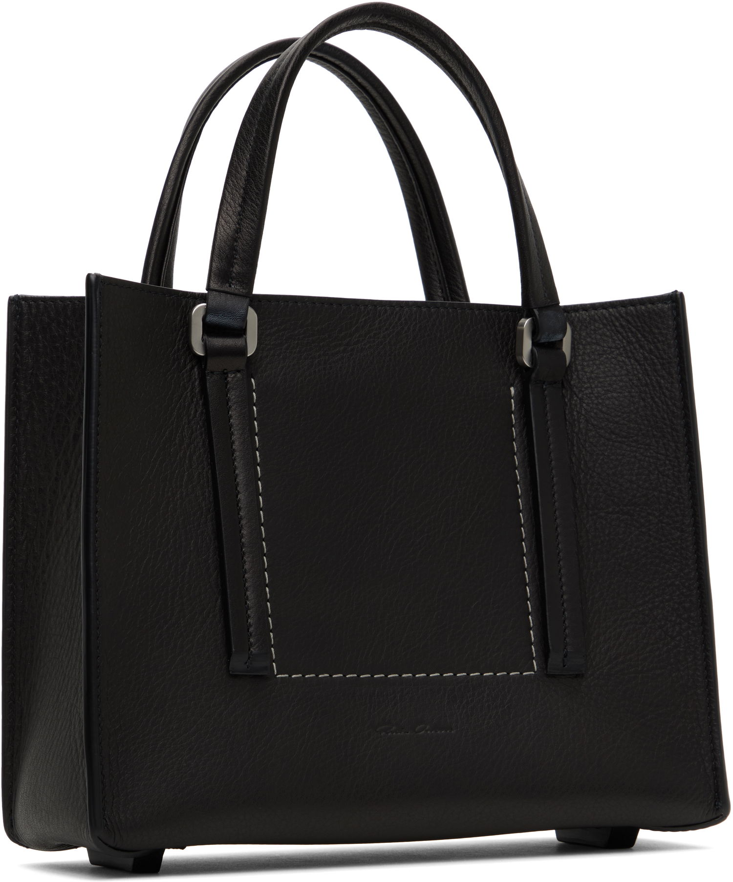 Taška cez rameno Rick Owens Rick Owens Mini Edith Shopper Tote Čierna | RA01E0652 LCN, 1