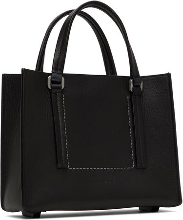 Taška cez rameno Rick Owens Rick Owens Mini Edith Shopper Tote Čierna | RA01E0652 LCN, 1
