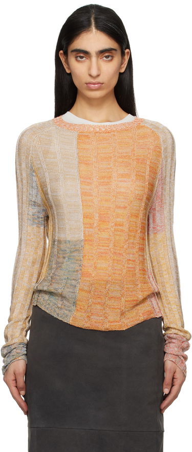 Sveter Eckhaus Latta Eckhaus Latta Symphony Knit Sweater Oranžová | 8021-EL-PS25-R -, 0