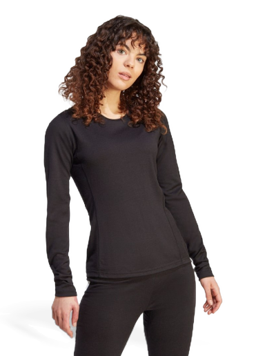 Tričko adidas Originals Xperior Merino 200 Baselayer Top Čierna | HZ8561