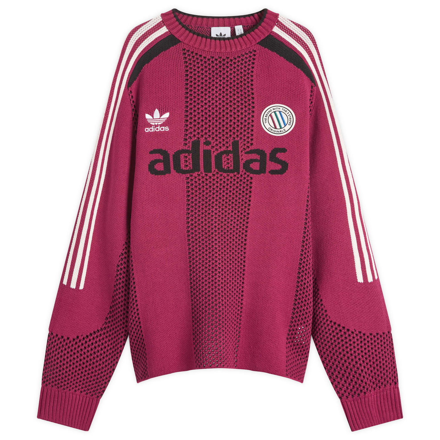 Sveter adidas Originals Adidas Adicolor Pullover Knit Vínová | KQ5086, 1