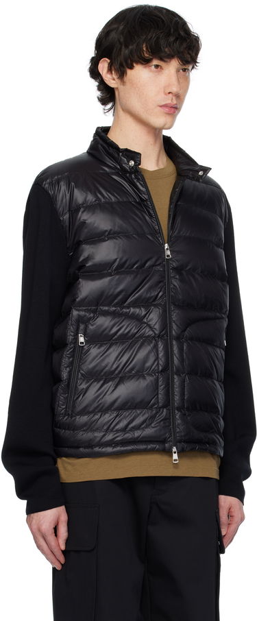 Prešívaná bunda Moncler Moncler Padded Zip-Up Jacket Čierna | K10919B00016M1131, 1