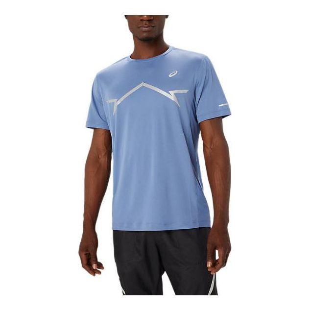 Tričko Asics Lite-Show Logo Graphic Short Sleeve Tee Modrá | 2011D026-400, 0