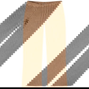 Nohavice Baserange Macau Ribbed Knit Pants, Size Medium Hnedá | TRMAC-CO-SP24-BRA, 0