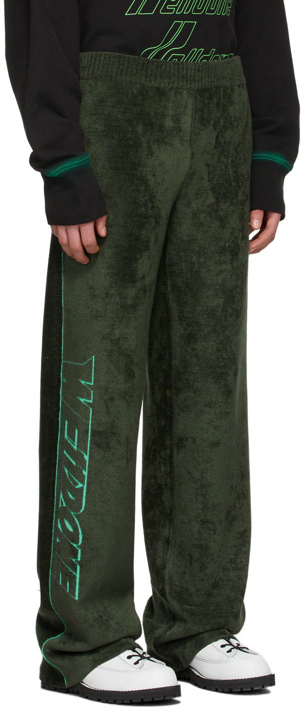 Tepláky We11done Viscose Lounge Pants Zelené | WD-KP1-22-626-U-KK, 1