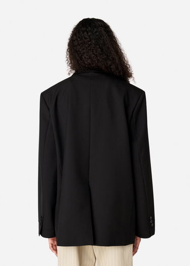 Bunda AXEL ARIGATO Double-Breasted Cropped Blazer Čierna | A2873001, 3