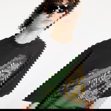 Tričko Off-White Crocodile Graphic Oversized T-Shirt Čierna | OMAA120S25JER0061301, 1