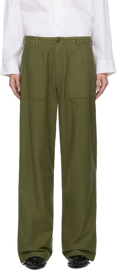 Cargo nohavice R13 R13 Utility Trousers Zelené | R13WR077-R109B, 0