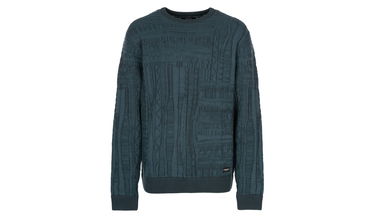 Sveter Irie Daily Theo Structure Knit Crew Neck Sweater Zelené | 615D231-464, 1