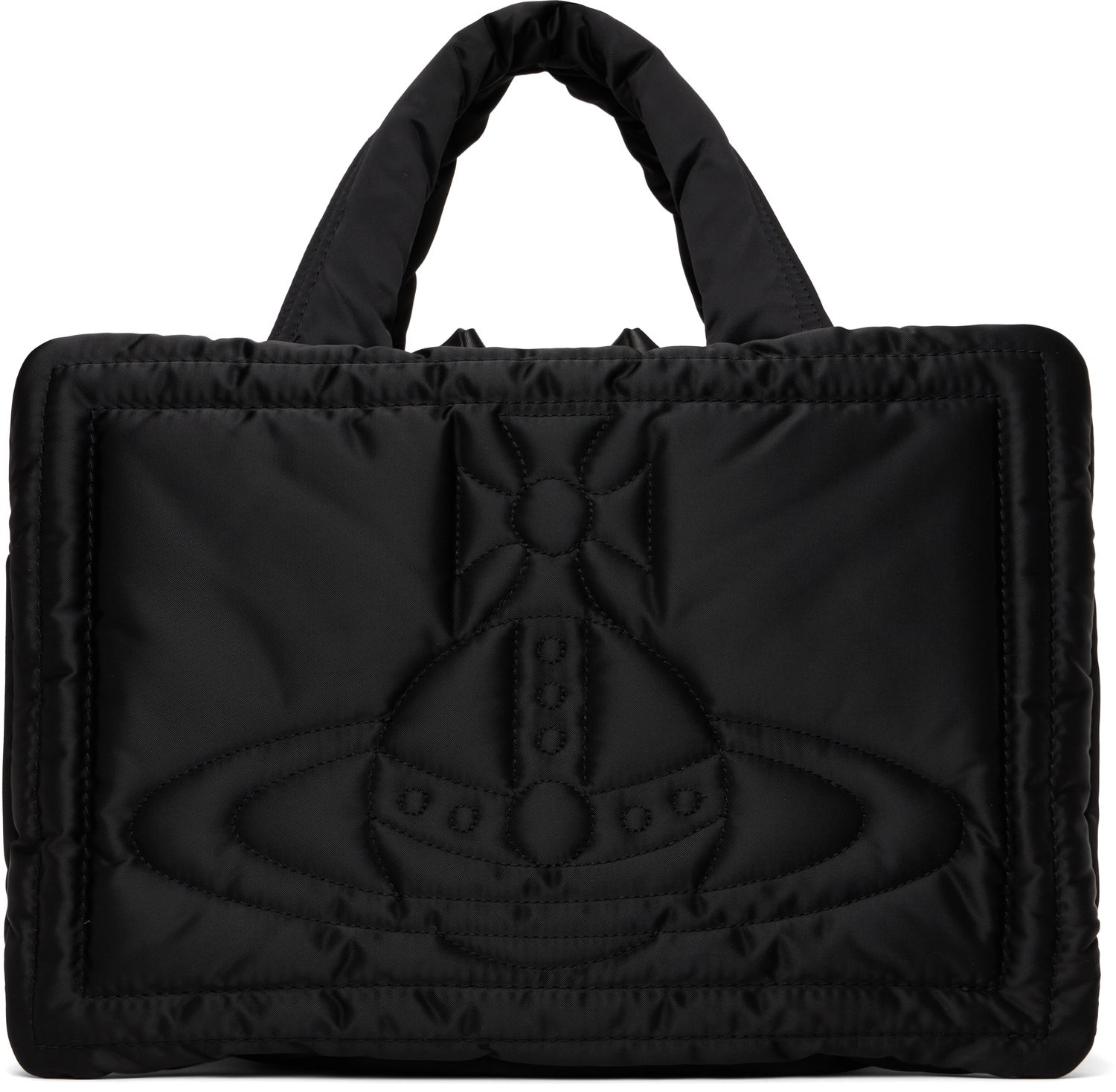 Tote bag Vivienne Westwood Small Quilted Tote Bag Čierna | 4D020005U-W011M-, 0