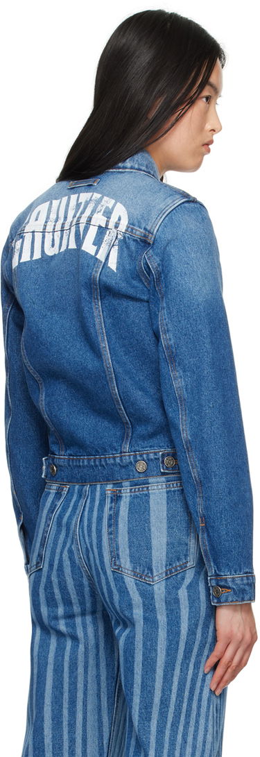 Bunda Jean Paul Gaultier Gaultier Printed Denim Jacket Modrá | 24/25-U-VE040I-D013-5701, 2