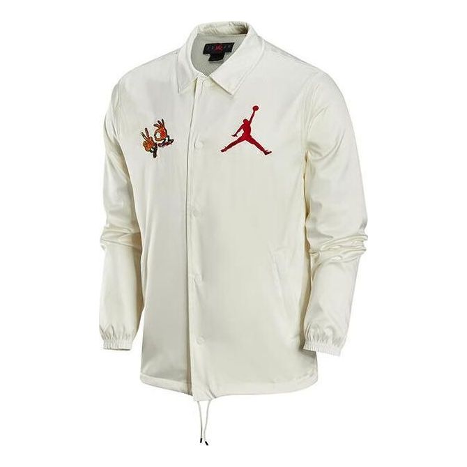 Vetrovka Jordan Jordan Coach Jacket Biela | FJ7709-133