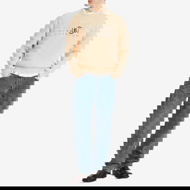 Sveter Maison Margiela Maison Margiela Logo Knit Sweater, Size Large Béžová | SH2HL0022-M13124-102, 4