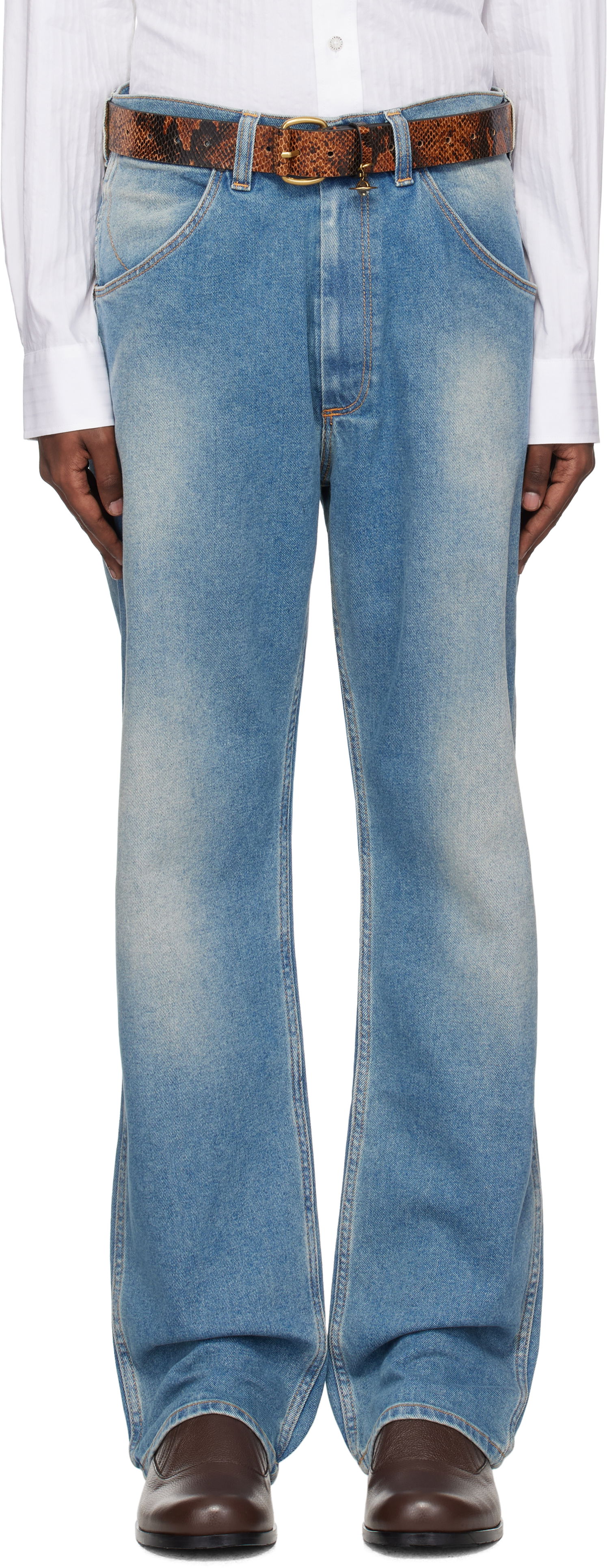 Džínsy Vivienne Westwood Baggy Jeans Modrá | 3902000P-W010G-, 0