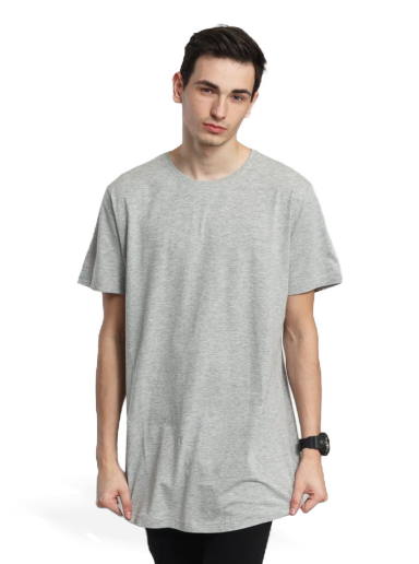 Tričko Urban Classics Shaped Long Tee Šedá | tb638 grey