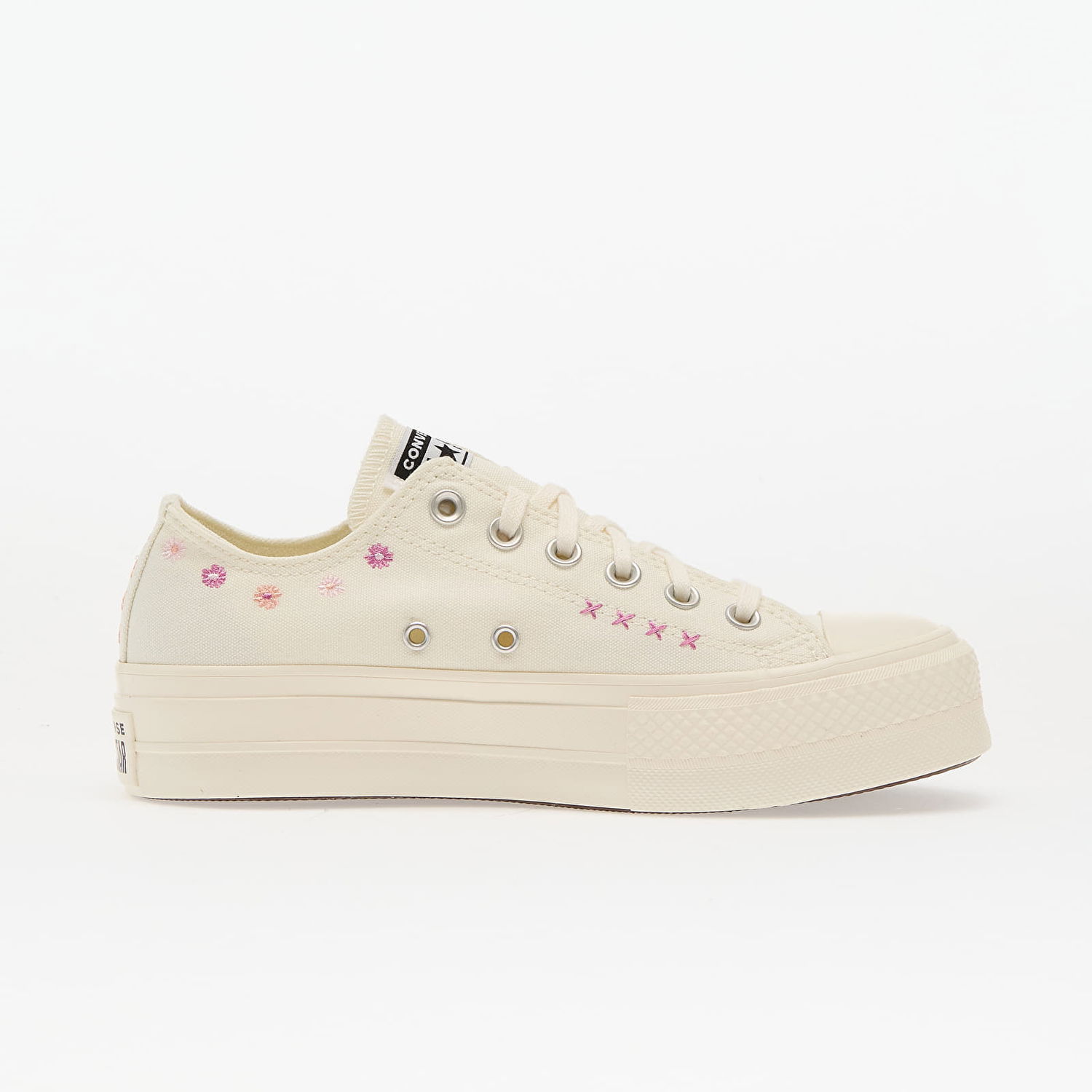 Tenisky a topánky Converse Chuck Taylor All Star Lift Floral Embroidery Low Top Béžová | A15008C, 1