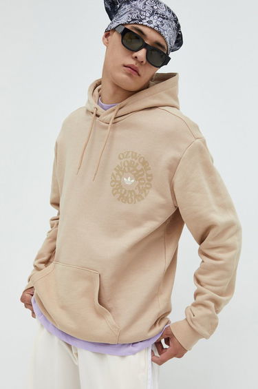 Mikina adidas Originals Ozworld Béžová | HL9252, 4