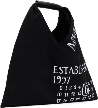 Kabelka Maison Margiela Maison Margiela Mini Jersey Tote 'Established Print' Čierna | SB6WD0013 P7260, 1