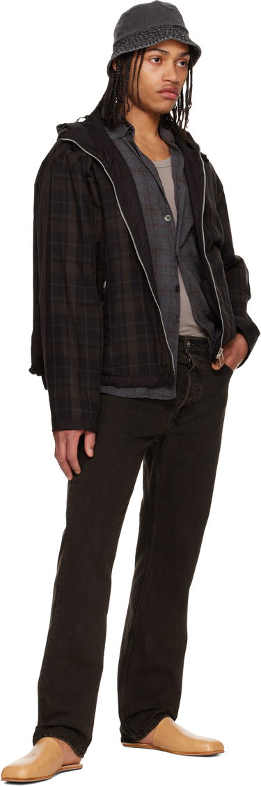 Prešívaná bunda OUR LEGACY Our Legacy Riviera Plaid Jacket Hnedá | M2251RBSC, 3