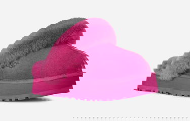 Tenisky a topánky UGG Disquette Fuzzy Suede Slipper Größe 36 Ružová | 1122550-DNY, 1