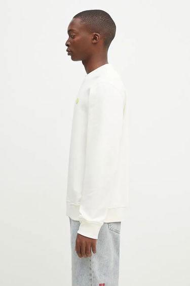 Mikina WOOD WOOD Tye Crewneck Sweatshirt Biela | 10255604.2424, 1