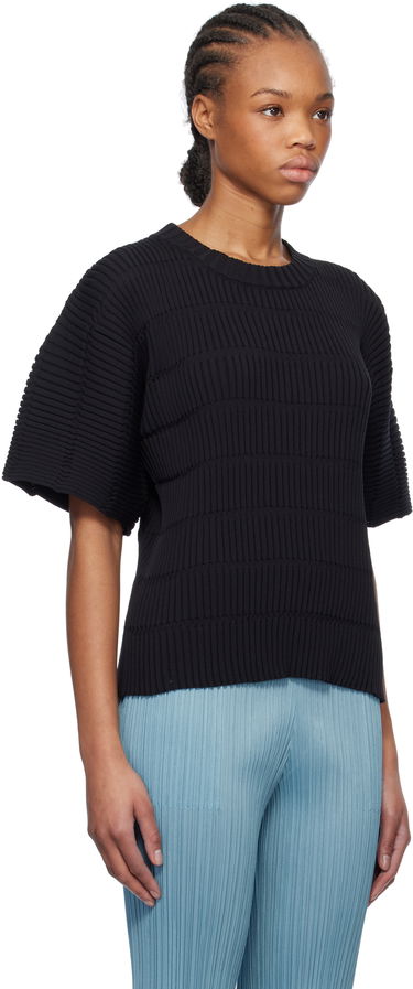Sveter Pleats Please Issey Miyake Pleats Please Issey Miyake Jiggly Knit Sweater Čierna | PP56KK811, 1