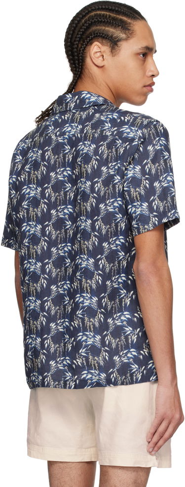 Košeľa Orlebar Brown Orlebar Brown Maitan Linen Shirt Navy | 280306, 2