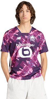 Dres New Balance LOSC Lille Football Jersey 2025/2026 Rôznofarebný | mt230457-fou, 0