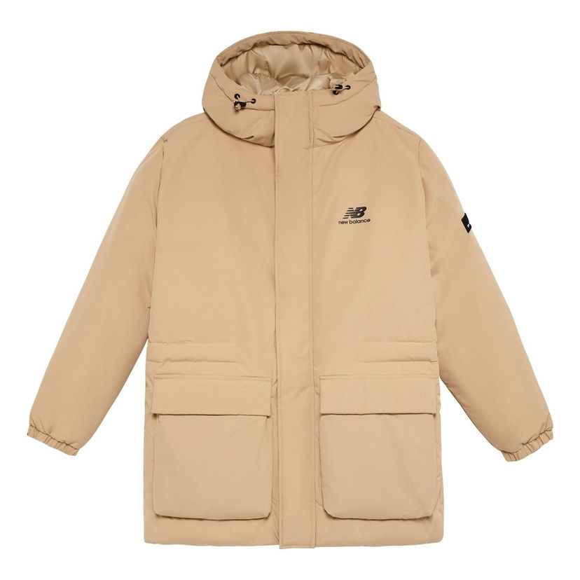 Prešívaná bunda New Balance Windproof Down Jacket Béžová | AMJ23341-INC