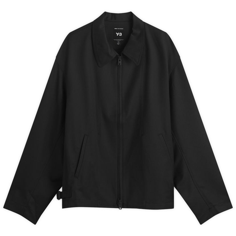 Bunda Y-3 Y-3 Zip Through Shirt Jacket, Size Large Čierna | JZ0898