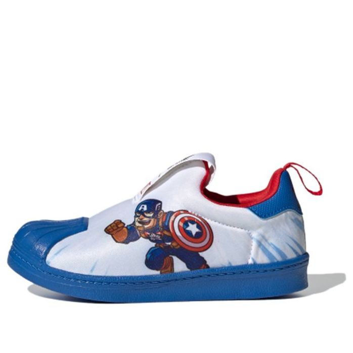 Tenisky a topánky adidas Originals Marvel x Superstar 360 Captain America Biela | FX4879, 0