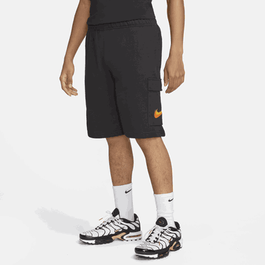 Šortky Nike Sportswear French Terry Cargo Shorts Čierna | FQ7160-010, 0