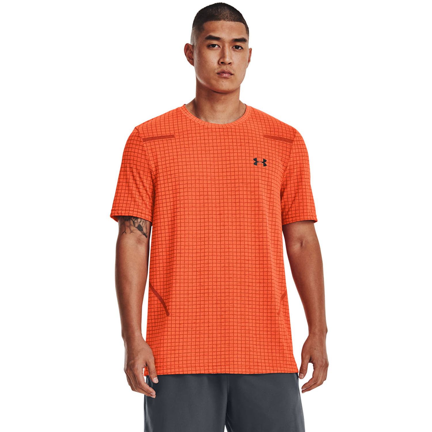 Tričko Under Armour Seamless Grid Ss Orange Oranžová | 1376921-866, 0