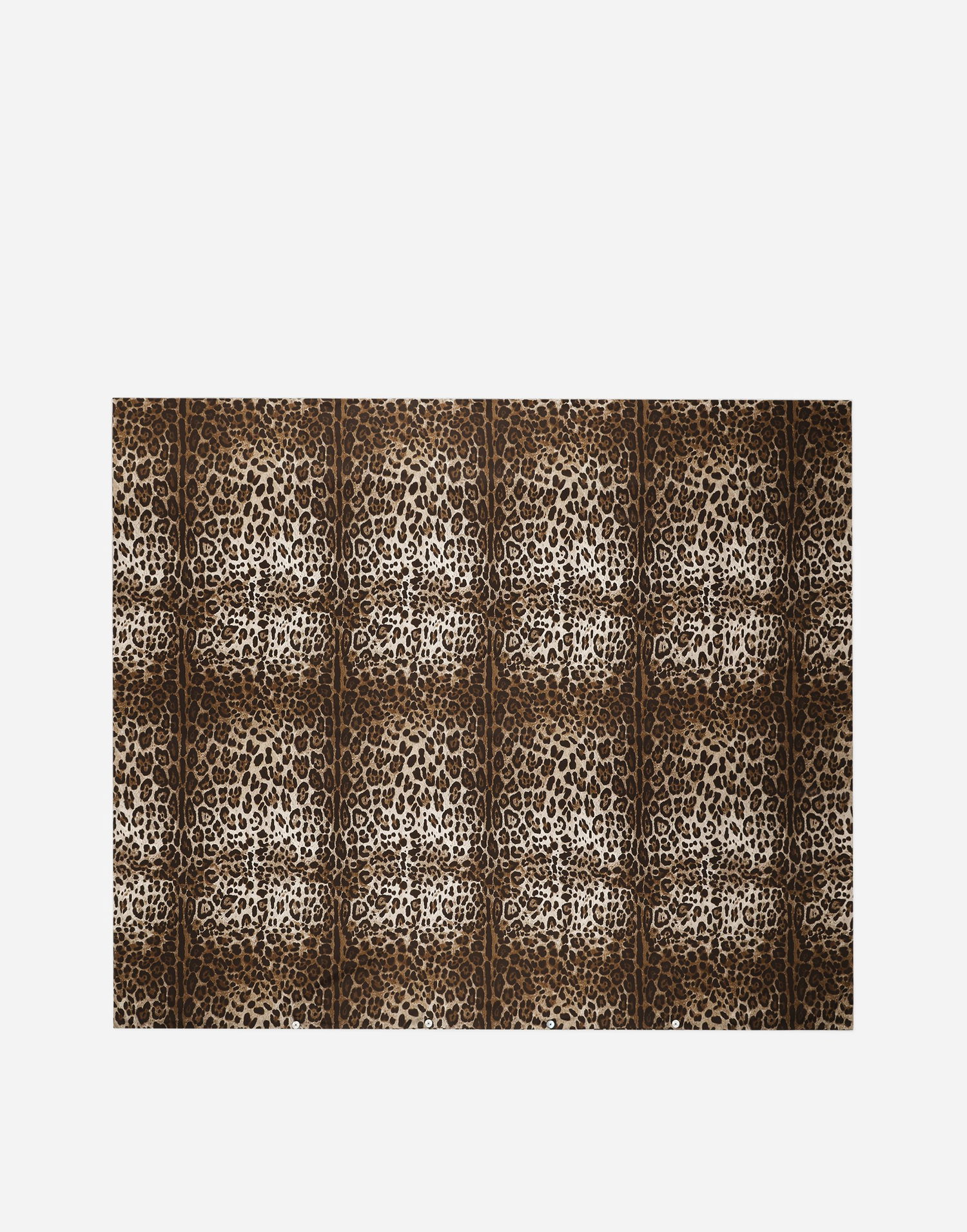 Home decor Dolce & Gabbana Dolce & Gabbana Cotton Sateen Leopard Print Duvet Cover Hnedá | TCE049TCAKFUL003, 0