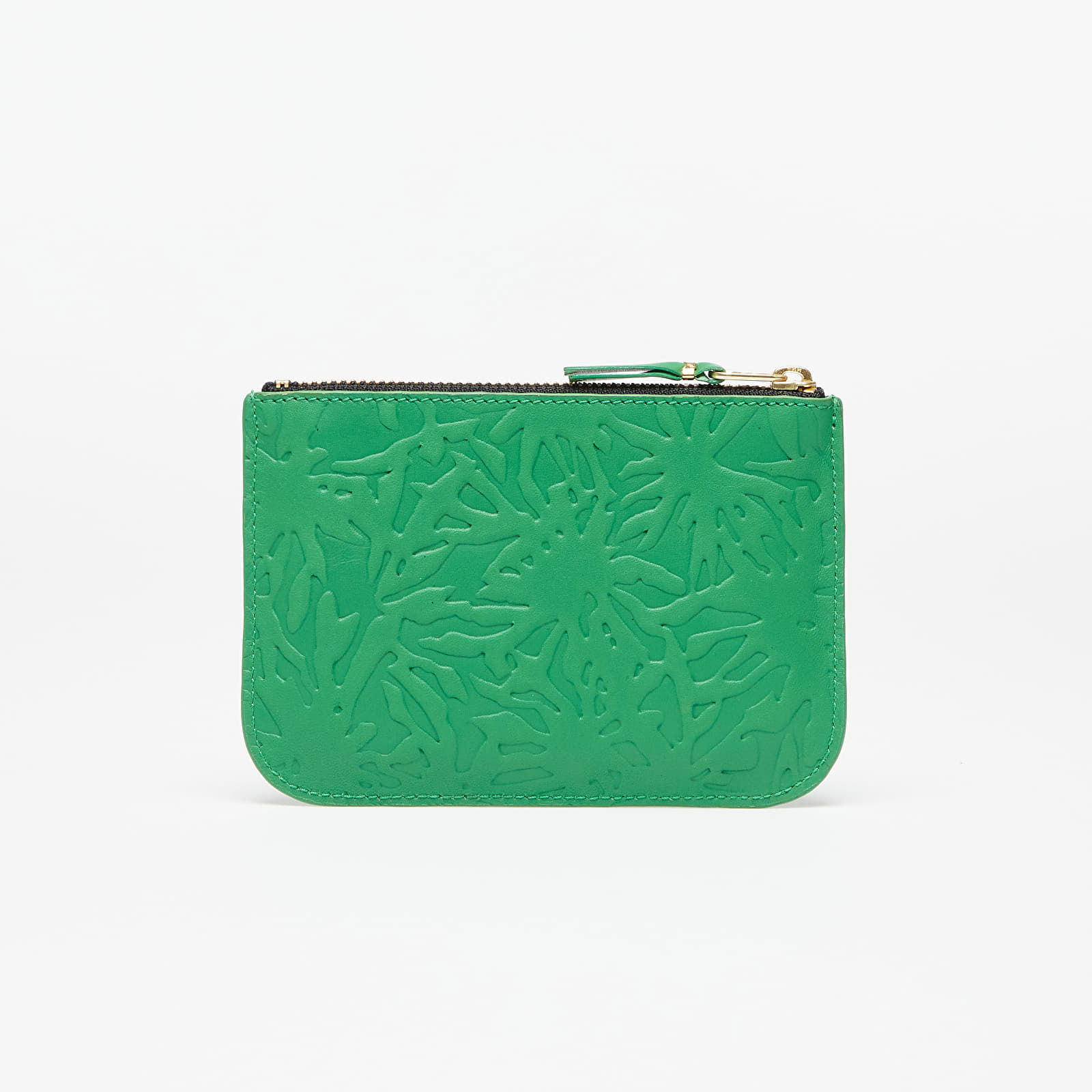 Embossed Forest Wallet Green