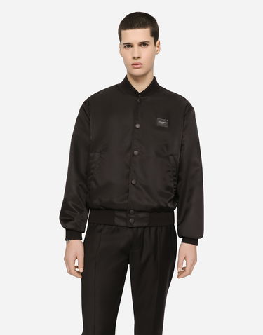 Bomber bunda Dolce & Gabbana Dolce & Gabbana Button Bomber Jacket Čierna | G9VD2TFUMNQN0000, 1