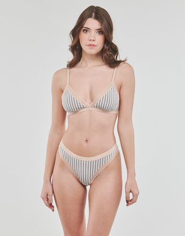 Podprsenka Tommy Hilfiger Triangle and Bralettes UNLINED TRIANGLE PRT Béžová | UW0UW04464-0F8, 1