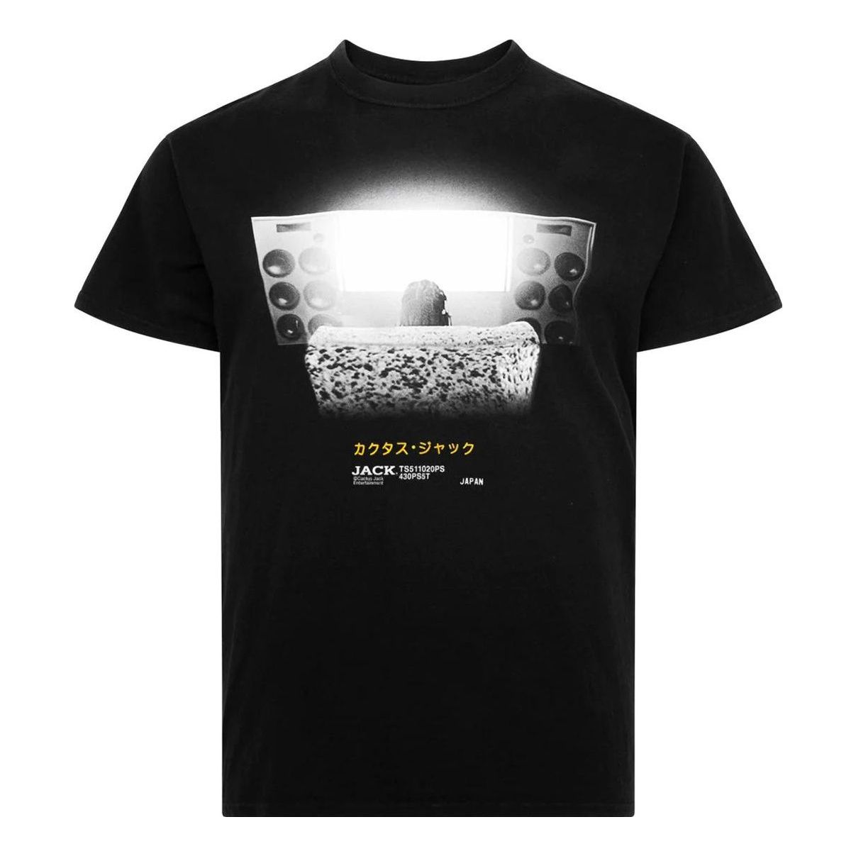 Tričko Cactus Jack by Travis Scott Travis Scott Cactus Jack Playstation Chair T-Shirt Čierna | CJPSSS35BLACK, 0