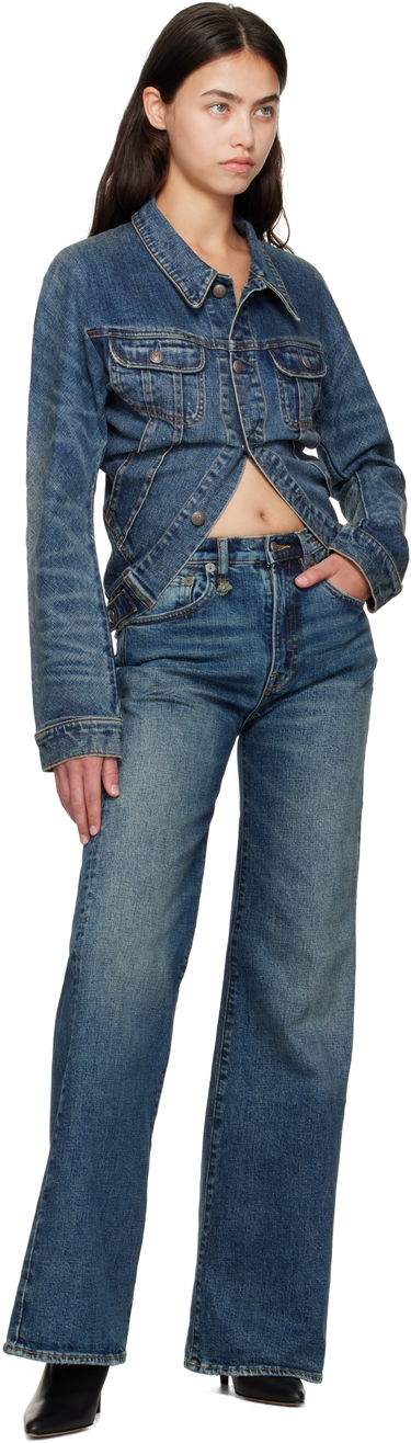 Džínsy R13 R13 Flared Jeans Modrá | R13WD188-D246A, 3