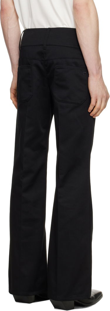 Nohavice Courrèges Courrèges Belted Bootcut Trousers Čierna | 125CPA929PL0178, 2