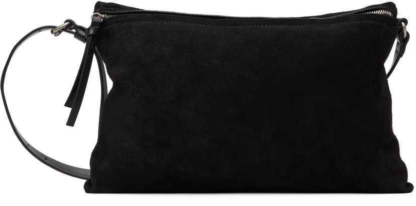 Taška cez rameno Dries Van Noten Suede Pouch Čierna | 252-021505-184