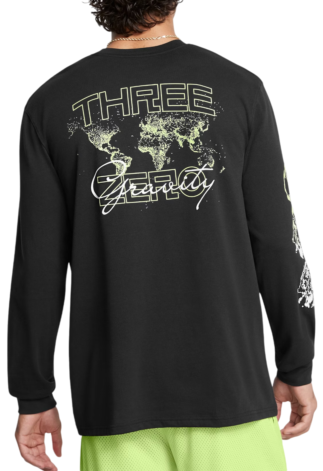 Tričko Under Armour Under Armour Curry Verbiage Heavyweight Long Sleeve T-Shirt Čierna | 1387109-001, 1