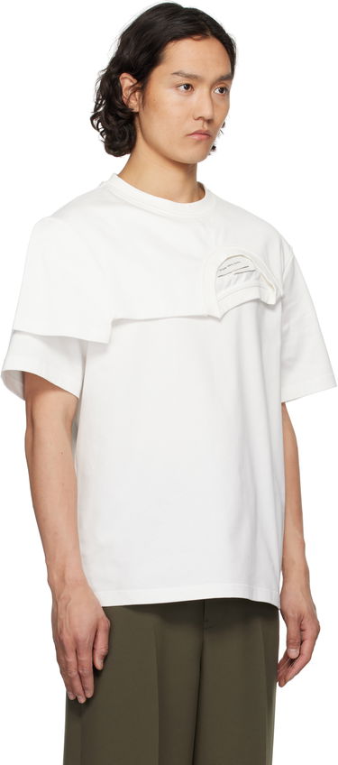 Tričko Feng Chen Wang Feng Chen Wang Double Collar T-Shirt Biela | FF12TSH715W, 4