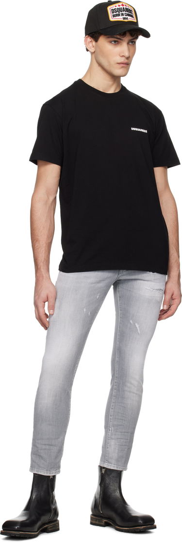 Džínsy DSQUARED2 Dsquared2 Skater Jeans Šedá | S74LB1656_S30260, 3