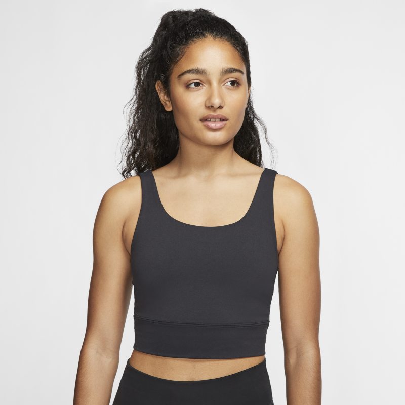 Crop Top Nike Yoga Luxe Infinalon Crop Top Čierna | CV0576-010, 0