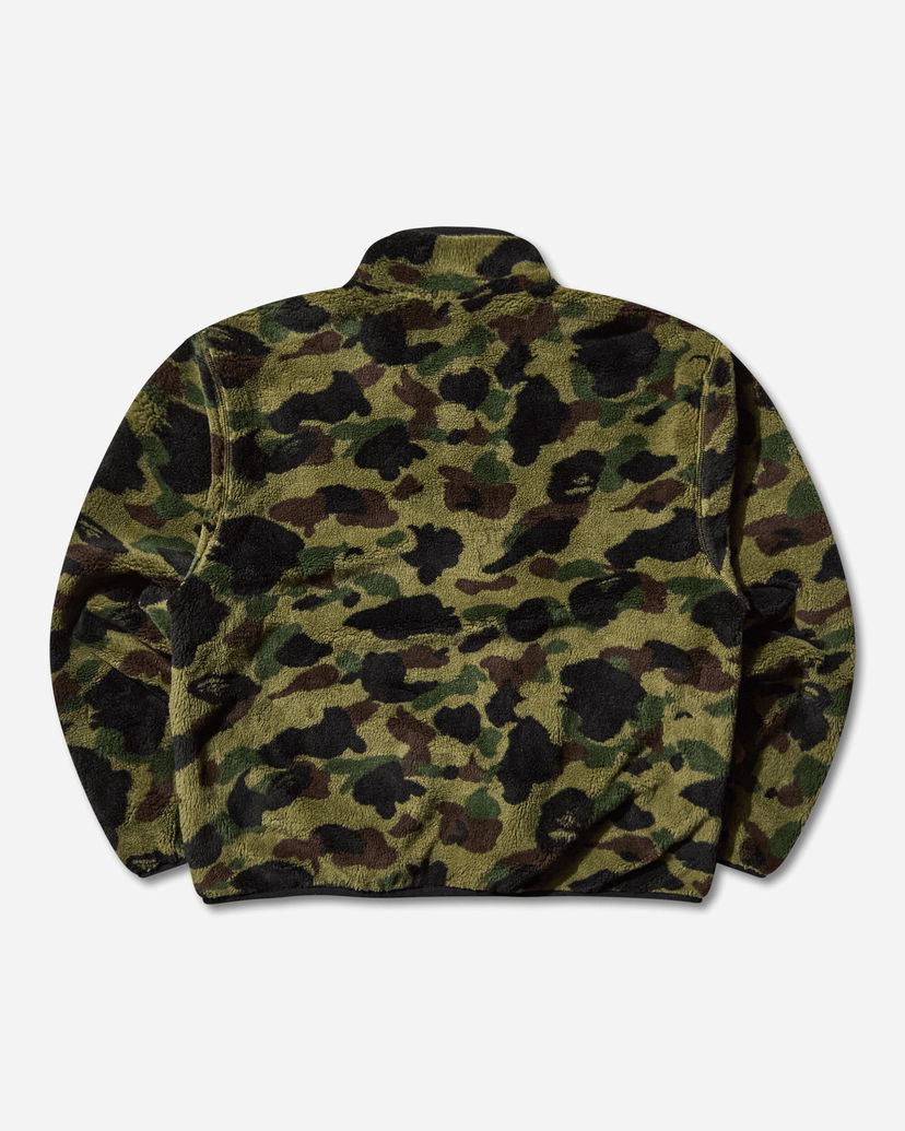Bunda BAPE 1st Camo Fleece Jacket Rôznofarebný | 1L80140009 GREEN