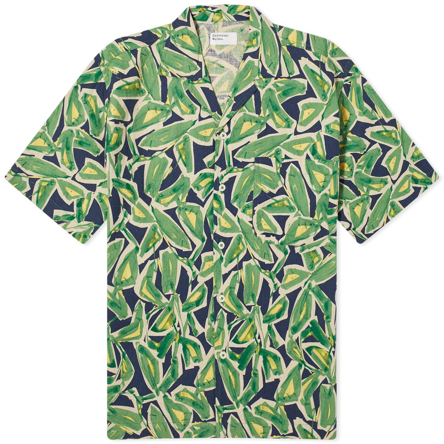 Košeľa Universal Works Universal Works Artist Flower Minari Shirt, Size Large Zelené | 30173-NVY, 0