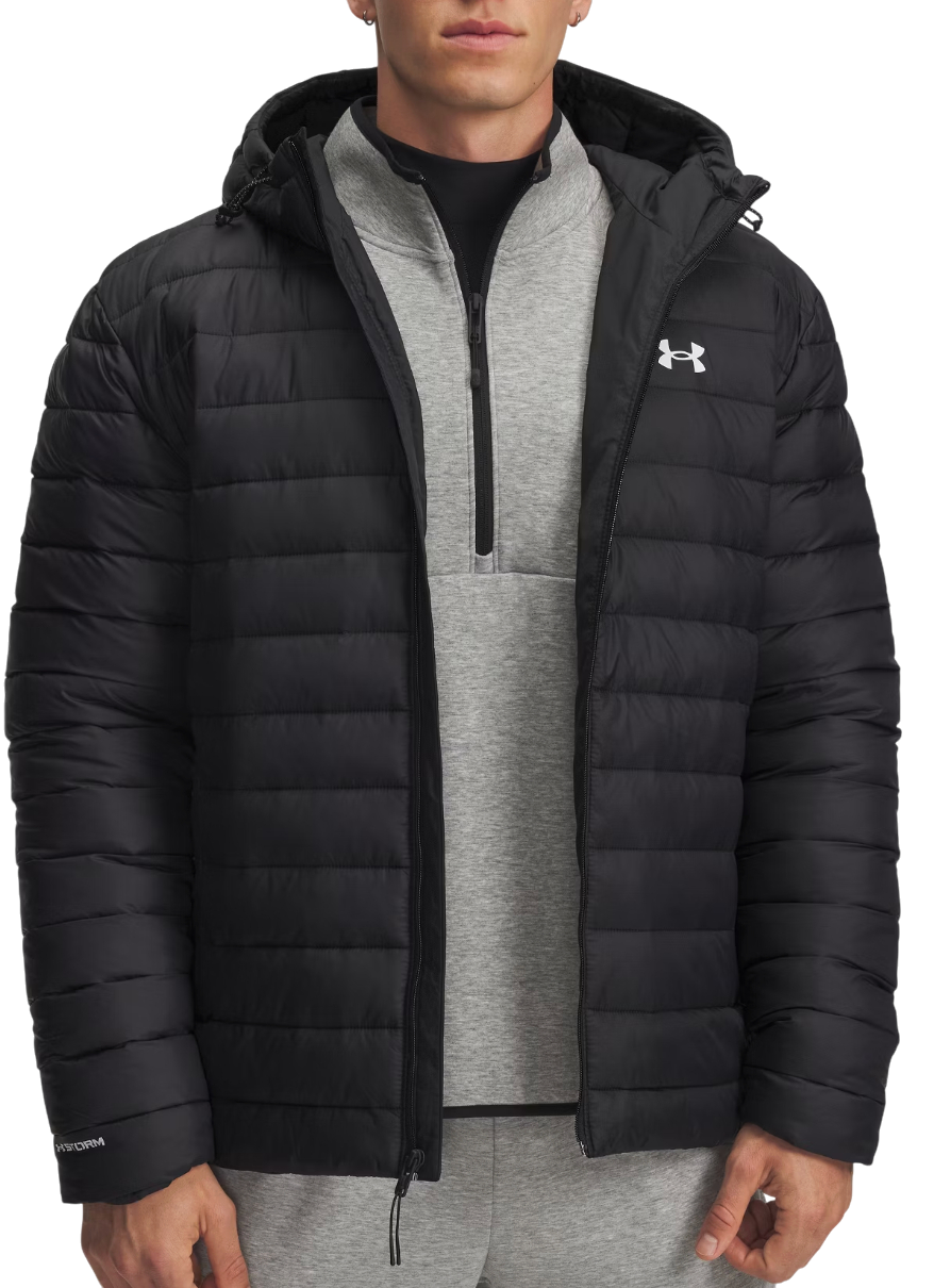 Prešívaná bunda Under Armour Sportswear Hooded Insulated Puffer Jacket Čierna | 6006363-001, 0