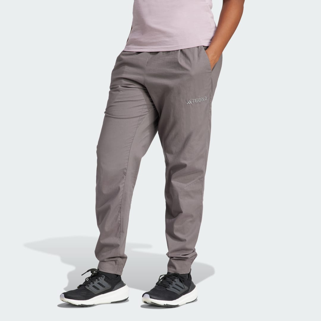 Nohavice a džínsy adidas Performance adidas TERREX Terrex Multi Knit Šedá | IN4604, 1