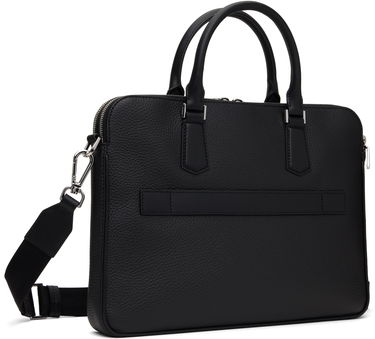 Kabelka BOSS BOSS Leather Briefcase Čierna | 50529302, 2
